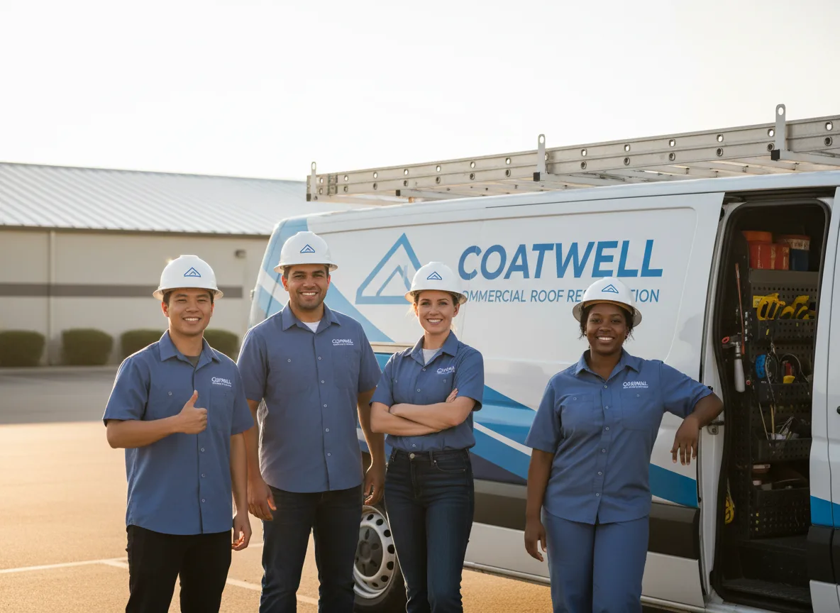 Commercial roof coating company in Easton, TX
